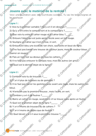 Page 3 de la fiche