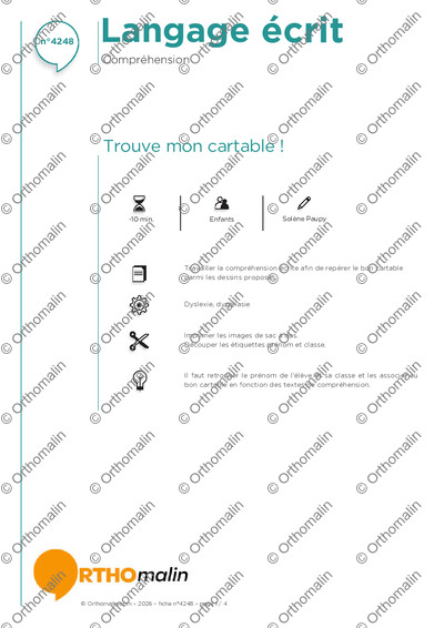 Page 1 de la fiche