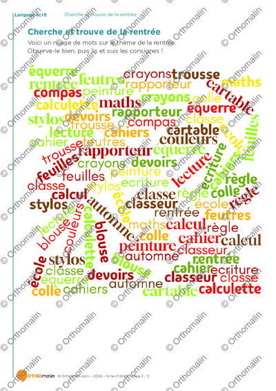 Page 2 de la fiche