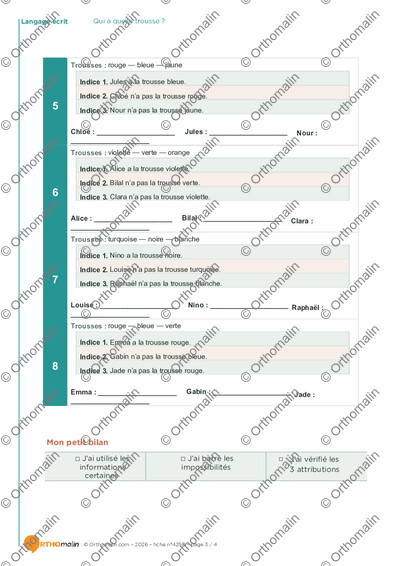 Page 3 de la fiche