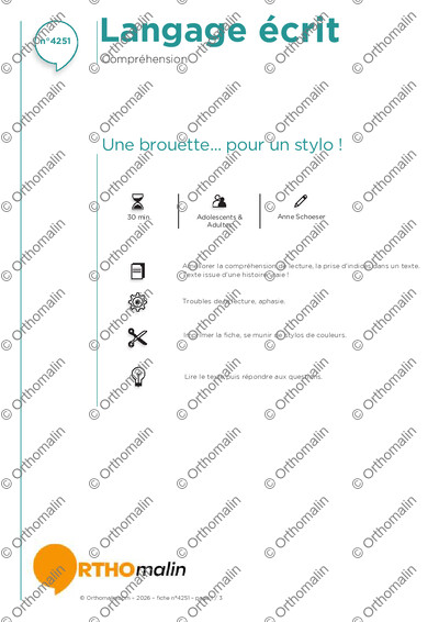 Page 1 de la fiche