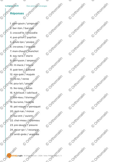Page 3 de la fiche