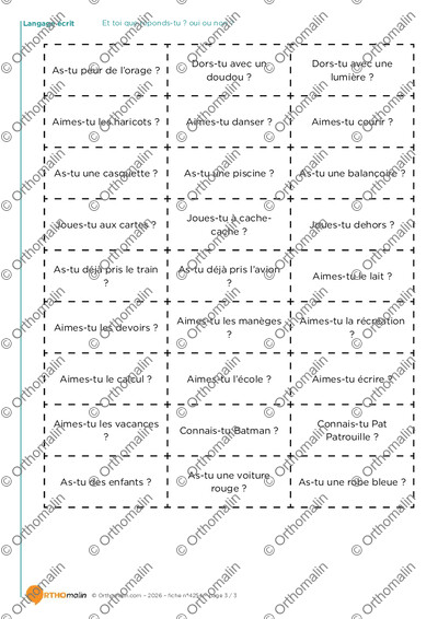 Page 3 de la fiche