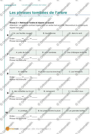 Page 3 de la fiche