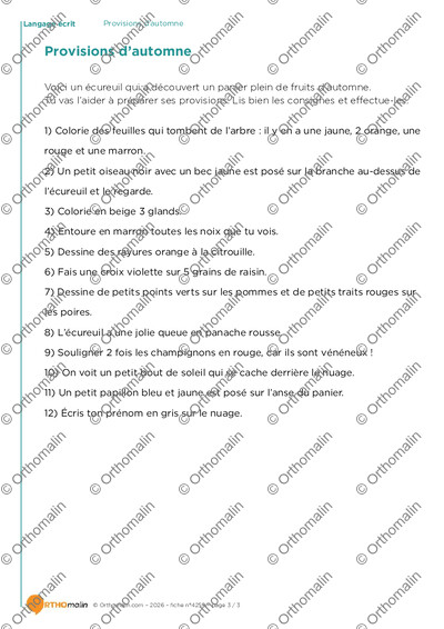Page 3 de la fiche