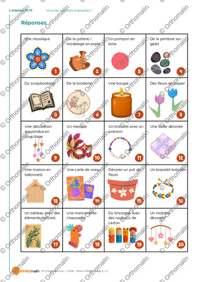Page 5 de la fiche