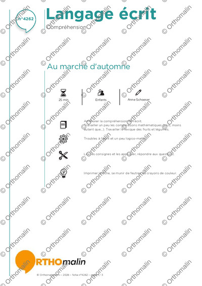 Page 1 de la fiche