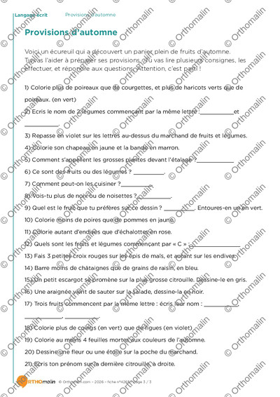 Page 3 de la fiche