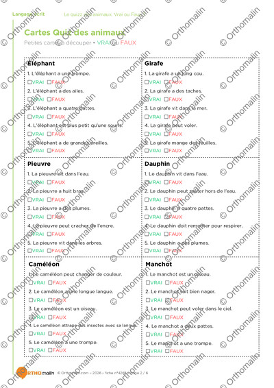 Page 2 de la fiche