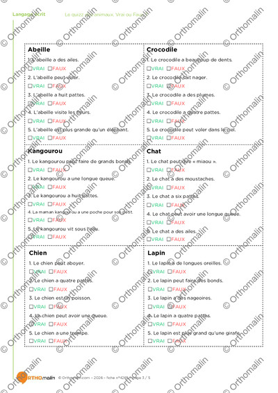 Page 3 de la fiche