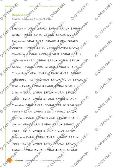 Page 6 de la fiche