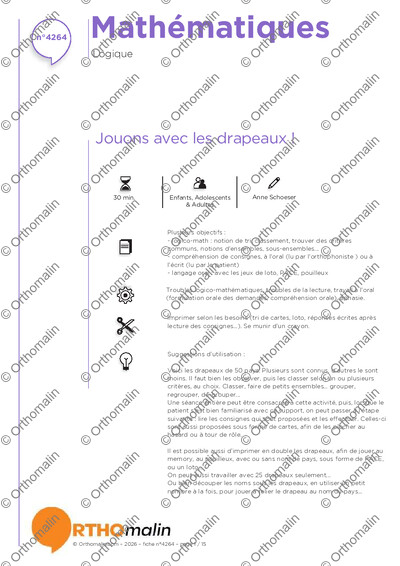 Page 1 de la fiche
