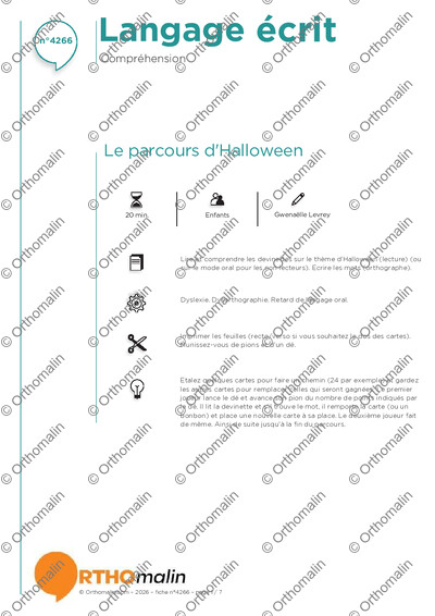 Page 1 de la fiche