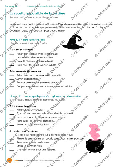 Page 2 de la fiche