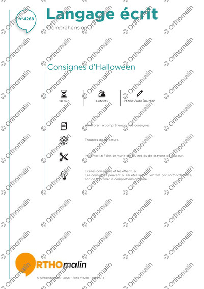 Page 1 de la fiche