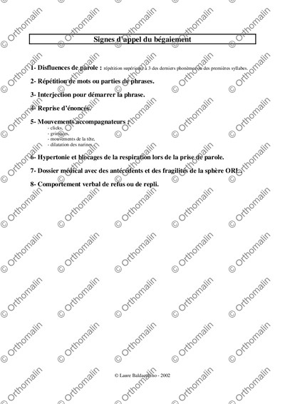 Page 1 de la fiche