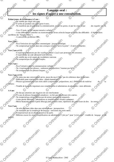 Page 1 de la fiche