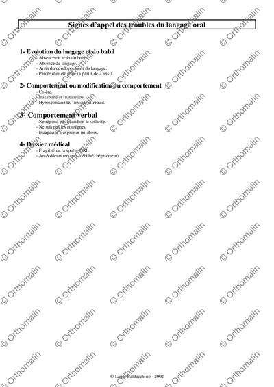 Page 2 de la fiche