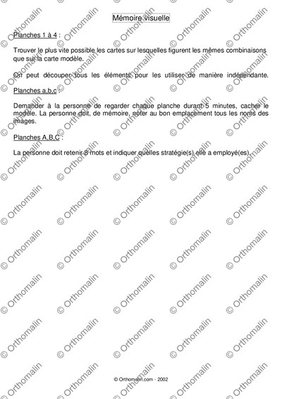 Page 1 de la fiche
