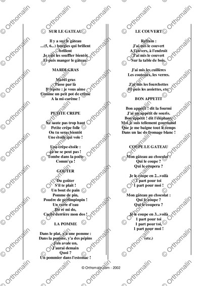 Page 2 de la fiche