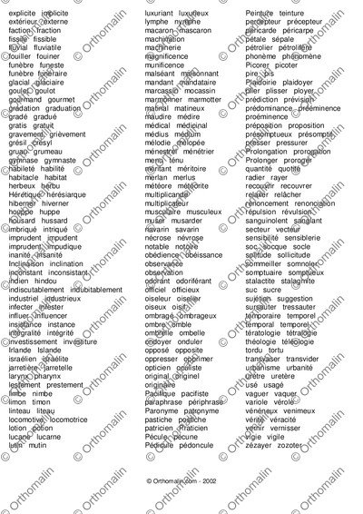Page 3 de la fiche