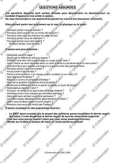 Page 1 de la fiche