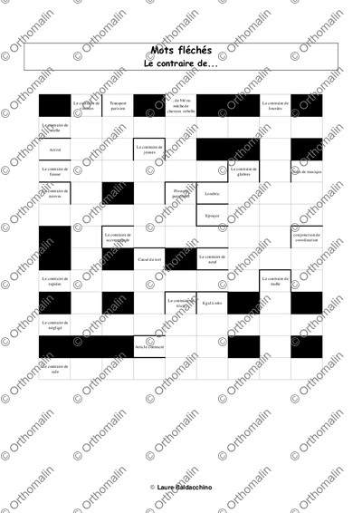 Page 1 de la fiche
