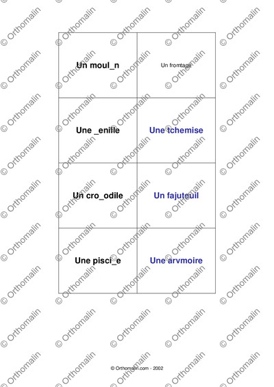 Page 3 de la fiche