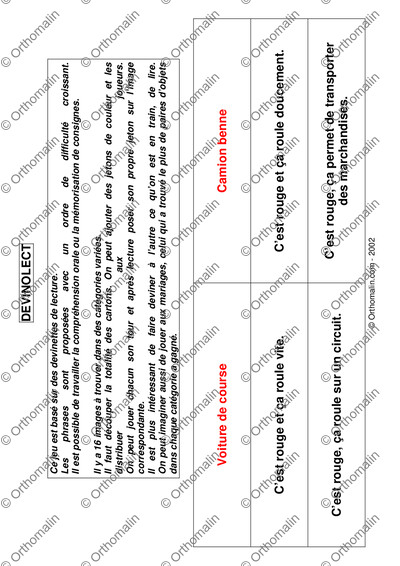 Page 1 de la fiche