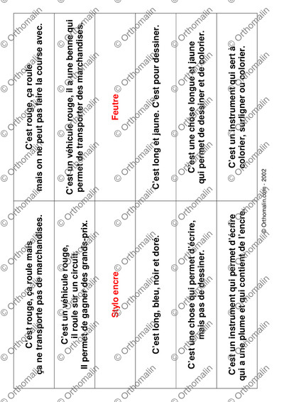 Page 2 de la fiche