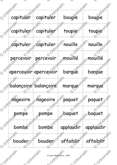 Page 2 de la fiche