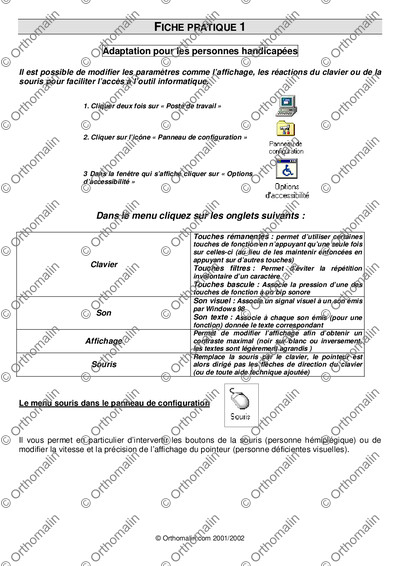 Page 1 de la fiche