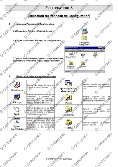 Page 1 de la fiche