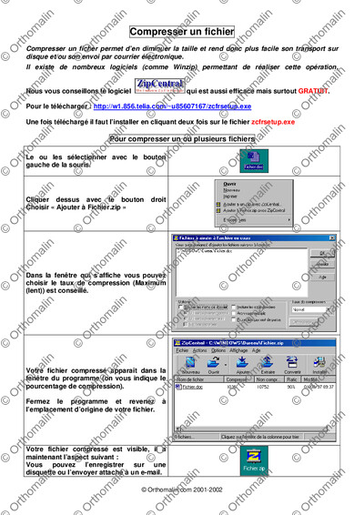 Page 1 de la fiche