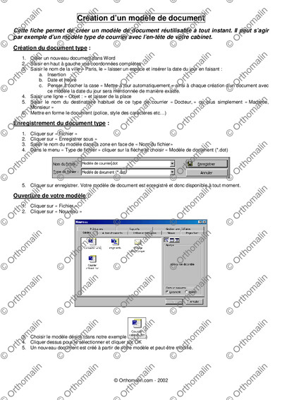 Page 1 de la fiche