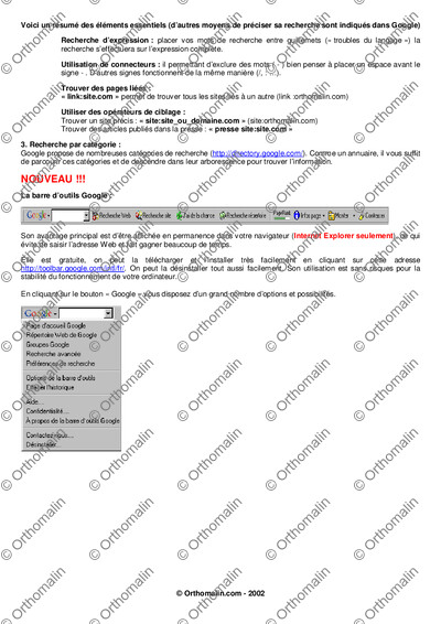 Page 2 de la fiche