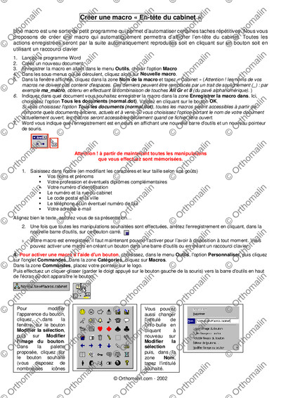 Page 1 de la fiche