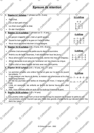 Page 3 de la fiche