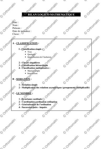 Page 1 de la fiche