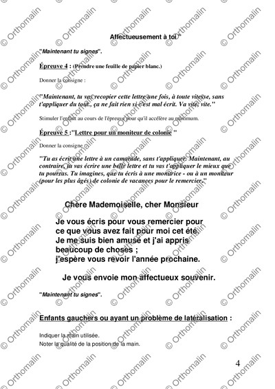 Page 4 de la fiche