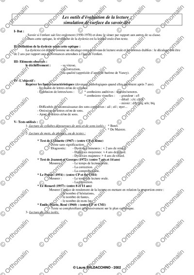 Page 2 de la fiche