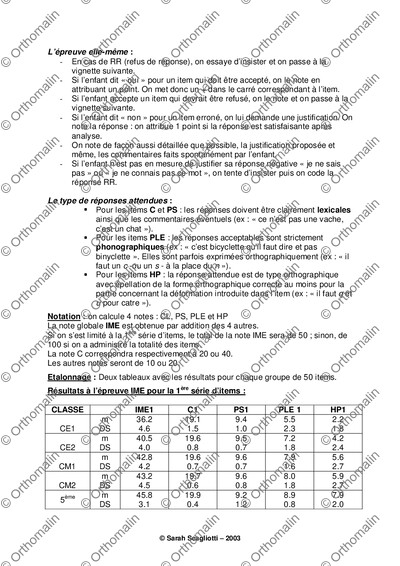 Page 3 de la fiche