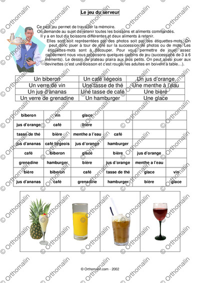 Page 1 de la fiche