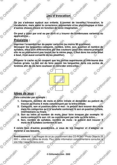 Page 5 de la fiche