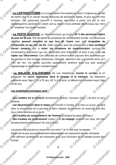 Page 2 de la fiche