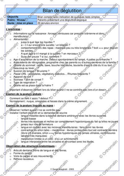 Page 1 de la fiche