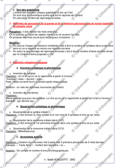 Page 3 de la fiche