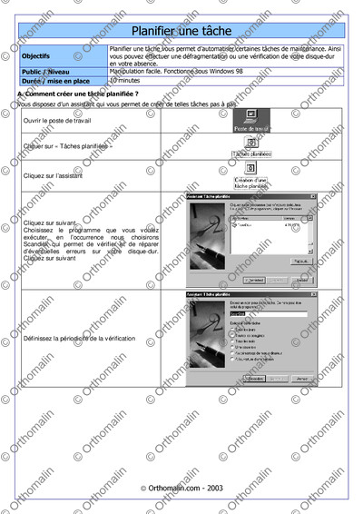Page 1 de la fiche