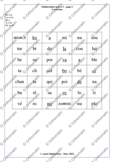 Page 2 de la fiche