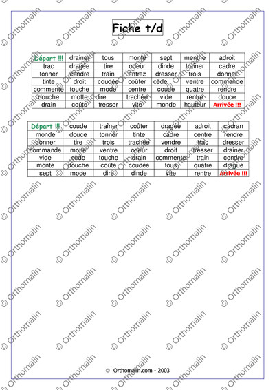 Page 2 de la fiche